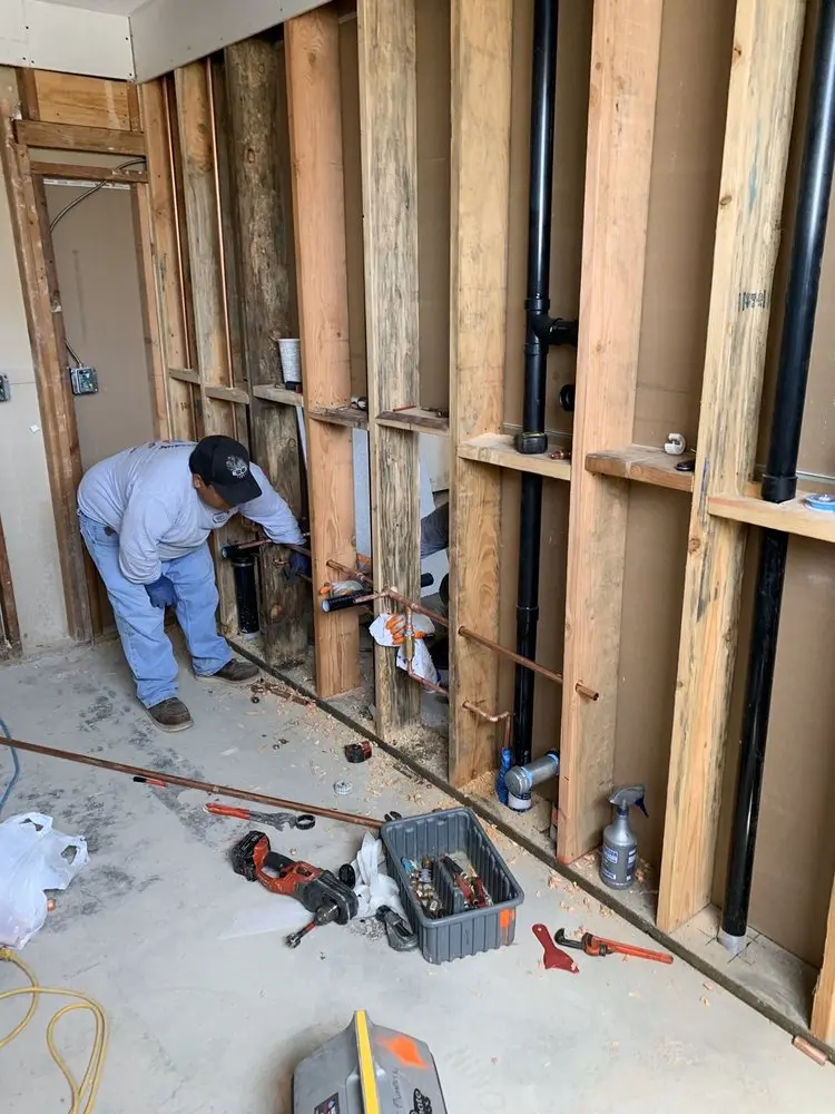 Commercial rough-in plumbing for Trenchless Sewer Repair in Visalia